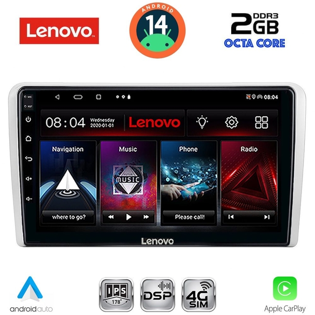 LENOVO LVF 5481SL_CPA (9inc) MULTIMEDIA TABLET for OPEL ALL mod. 2004-2014 (SILVER)