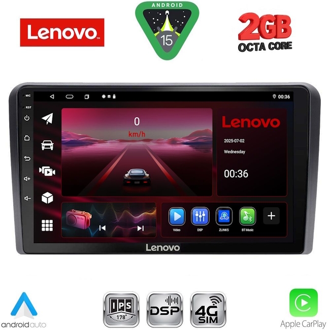 LENOVO LVF 5510_CPA (9inc) MULTIMEDIA TABLET for CITROEN - PEUGEOT - TOYOTA