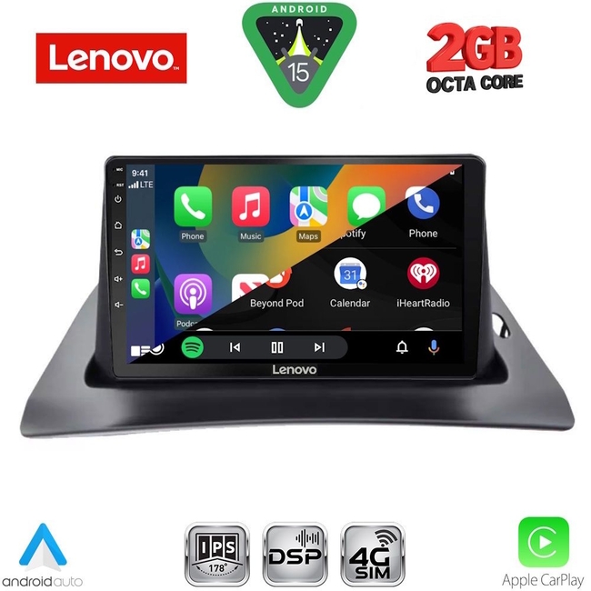 LENOVO LVF 5550_CPA (9inc) MULTIMEDIA TABLET for RENAULT KANGOO mod. 2010-2021
