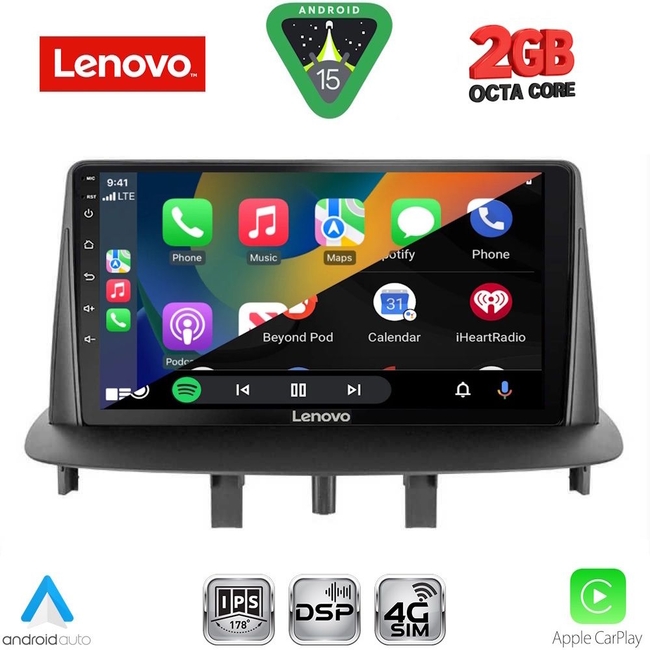 LENOVO LVF 5556_CPA (9inc) MULTIMEDIA TABLET for RENAULT MEGANE 3 mod. 2009-2016