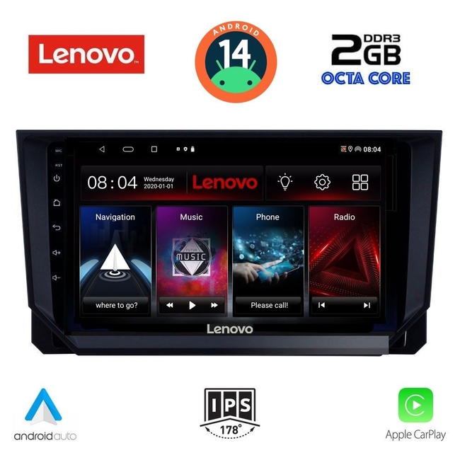 LENOVO LVF 5573_CPA (9inc) MULTIMEDIA TABLET for SEAT ARONA - IBIZA mod. 2018&gt;