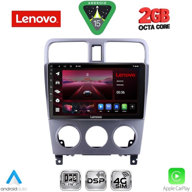 LENOVO LVF 5661_CPA (9inc) MULTIMEDIA TABLET for SUBARU FORESTER  mod. 2002-2008