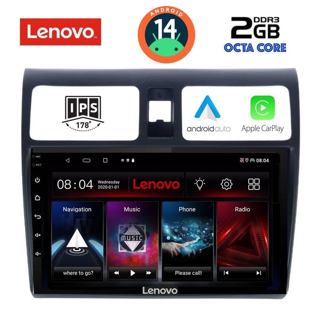 LENOVO LVF 5684_CPA (10inc) MULTIMEDIA TABLET for SUZUKI SWIFT mod. 2005-2011