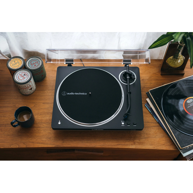 Audio Technica AT-LP70XBT - Black/Silver -  Με εγγύηση αντιπροσωπείας και ταινία γνησιότητας