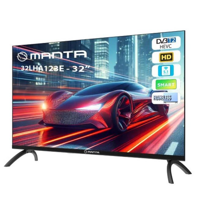 MANTA TV32LHA123E Τηλεόραση Frameless 32 ιντσών SMART HD