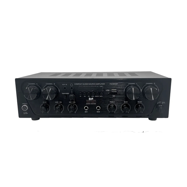 Metro Audio Systems Ενισχυτής PA-480BT Με Bluetooth
