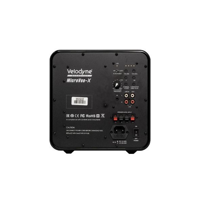 Velodyne Acoustics MicroVee X Active Subwoofer 6,5'' Black Gloss