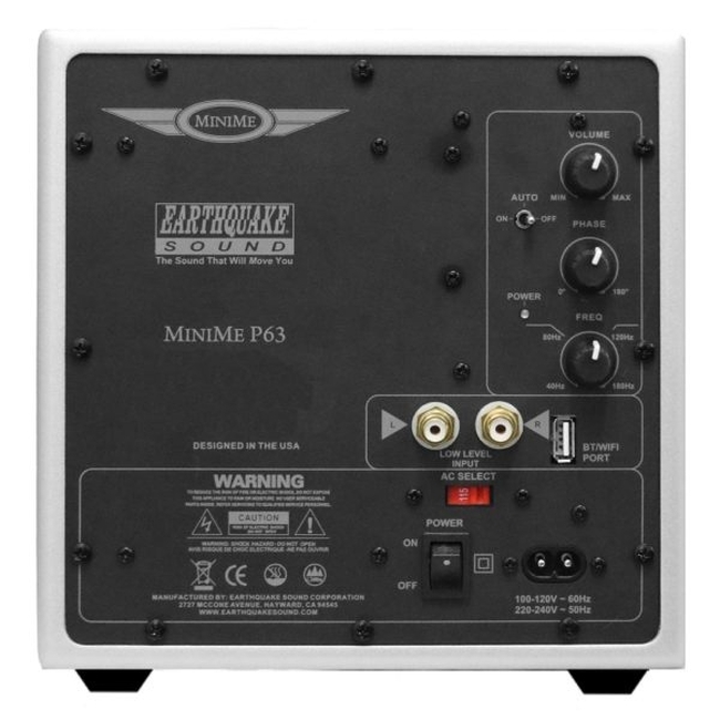 Earthquake MiniME-P63-W  Subwoofer 6,5” Piano White 