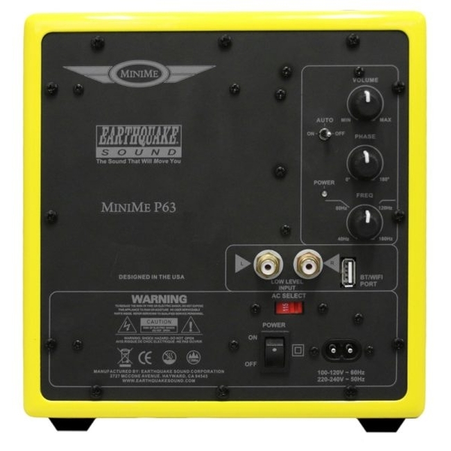 Earthquake MiniME-P63-Y  Subwoofer 6,5” Piano Yellow
