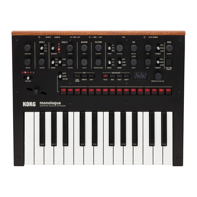 Korg Monologue - Monophonic Analog Synthesizer (Black)