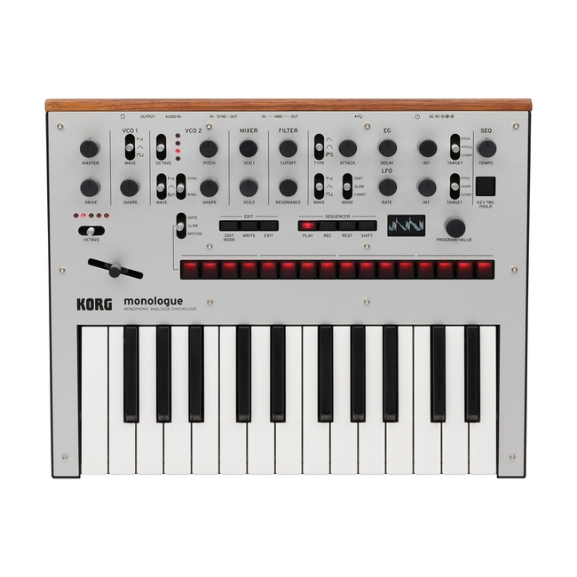 Korg Monologue - Monophonic Analog Synthesizer (Silver)