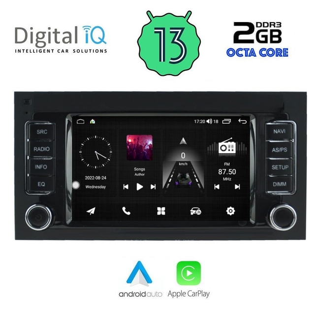 DIGITAL IQ MSF 342_CPA (7” DECK) MULTIMEDIA SYSTEM for VW TOUAREG mod. 2003-2011