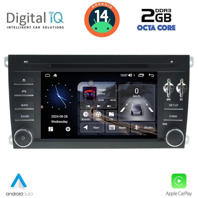 DIGITAL IQ MSF 343_CPA (7" DECK) MULTIMEDIA PORSCHE CAYENNE mod. 2002-2011