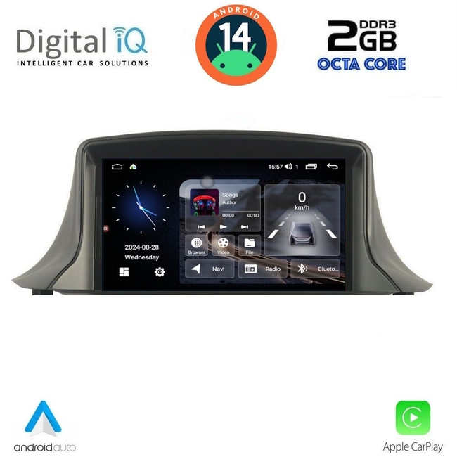 DIGITAL IQ MSF 345_CPA (7" DECK) MULTIMEDIA SYSTEM for RENAULT MEGANE III mod. 2009-2015