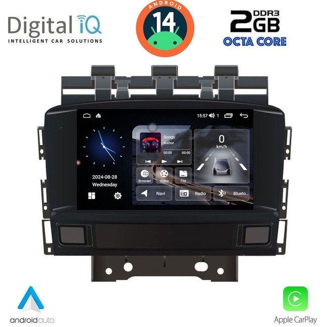 DIGITAL IQ MSF 372_CPA (7” DECK) MULTIMEDIA SYSTEM for OPEL ASTRA J mod. 2010-2016