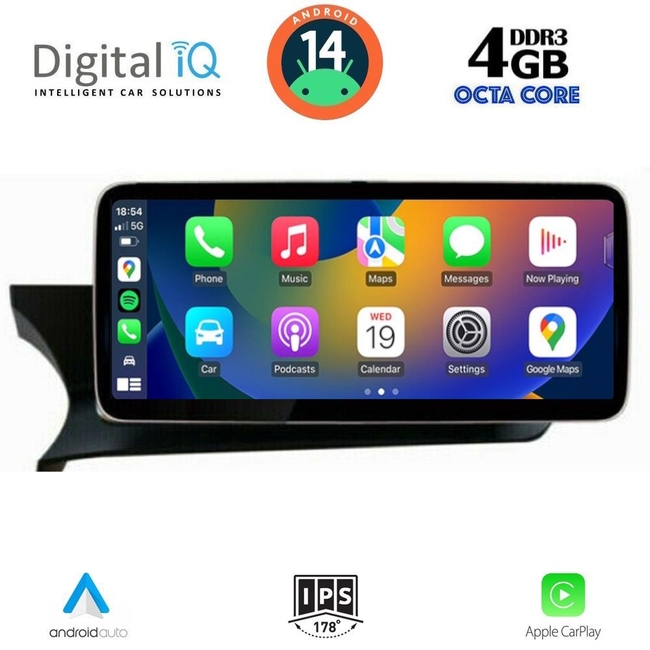 DIGITAL IQ MSG 15985_CPA (10.25inc) (NTG 4.5/4.7) MULTIMEDIA SYSTEM for MERCEDES C (W204) mod. 2012-2014