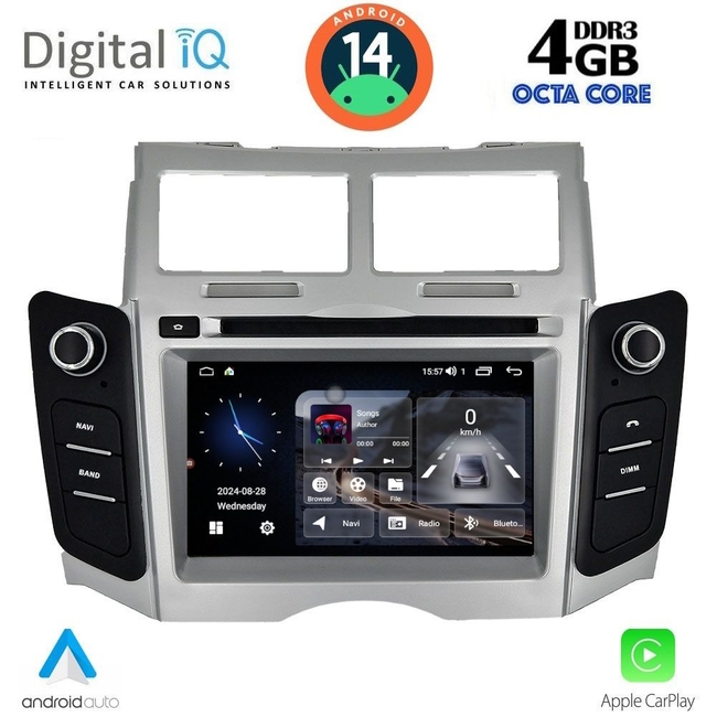 DIGITAL IQ MSG 429_CPA (7” DECK) MULTIMEDIA SYSTEM for TOYOTA YARIS mod. 2006-2011