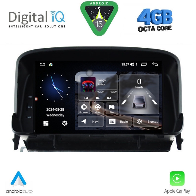 DIGITAL IQ MSG 460_CPA (7” DECK) MULTIMEDIA SYSTEM for OPEL MOKKA mod. 2012-2015