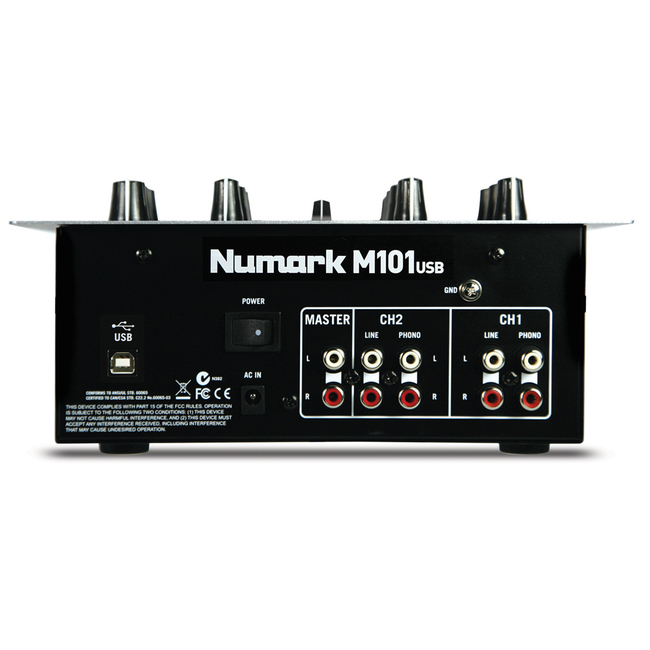 Numark M-101 USB - 2ch - USB Black