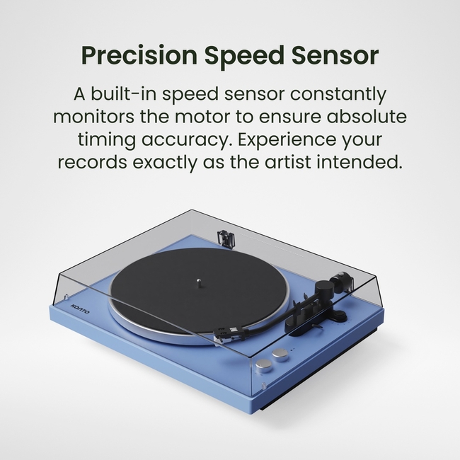 Kanto Audio Obi3 2nd Gen Ice Blue - belt drive - BT
