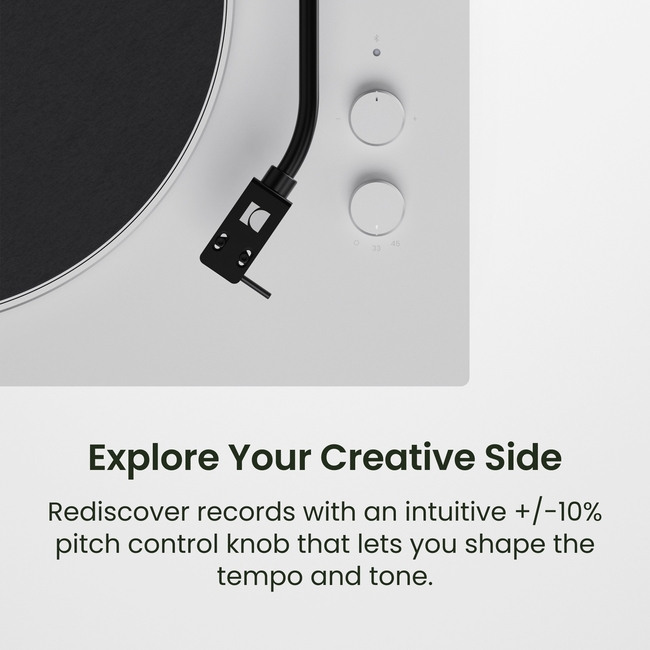 Kanto Audio Obi3 2nd Gen White - belt drive - BT