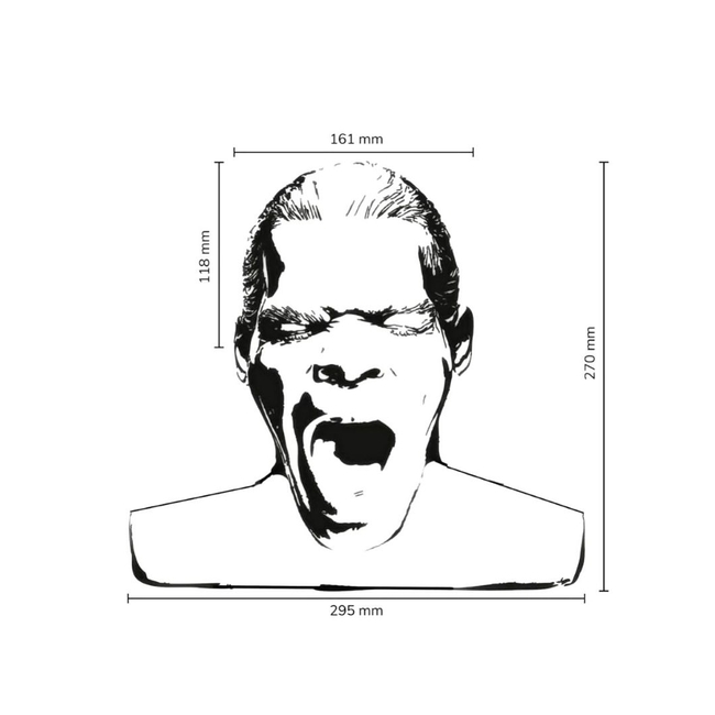 Oehlbach Scream Unlimited Plus  Χειροποίητη Βάση Ακουστικών Κόκκινη  (Τεμάχιο)