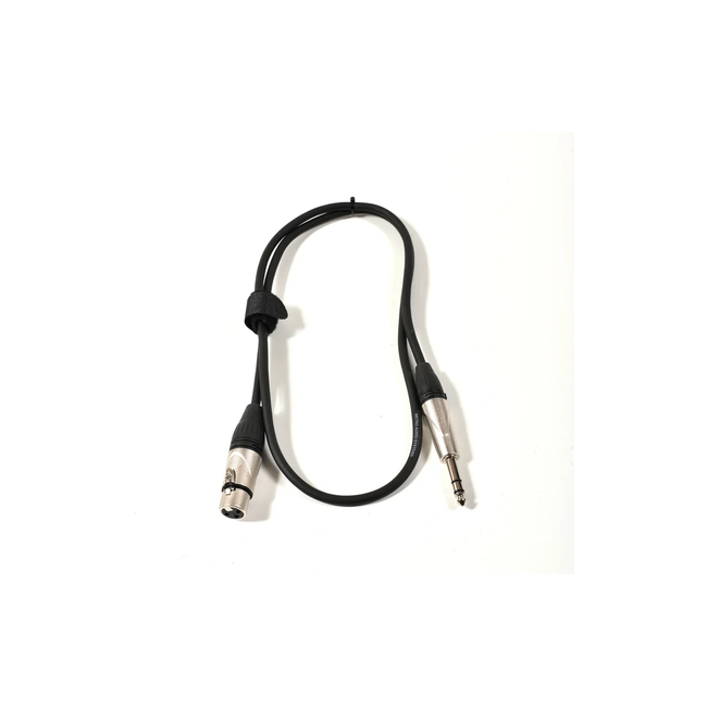 Onsei ON-I31710 Καλώδιο Σήματος 3-pin XLR Female σε 6.3 Jack Stereo 1m - (5213007194572)