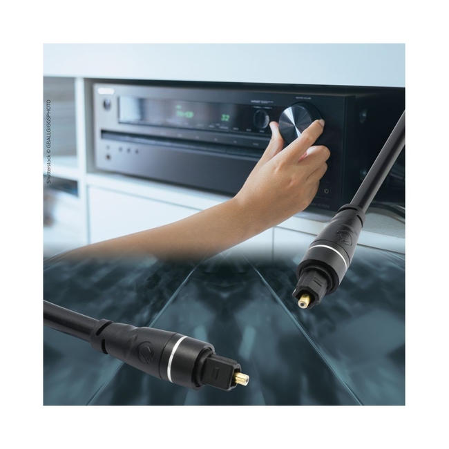 Oehlbach OPTO LINK Ψηφιακό Καλώδιο Οπτικής Ίνας Black 1m (Τεμάχιο)