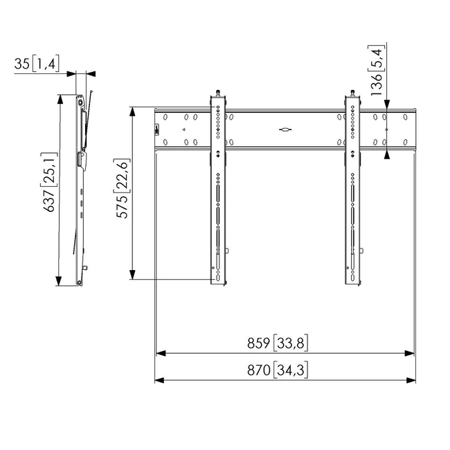 Vogel's PFW 6800 Display Wall Mount