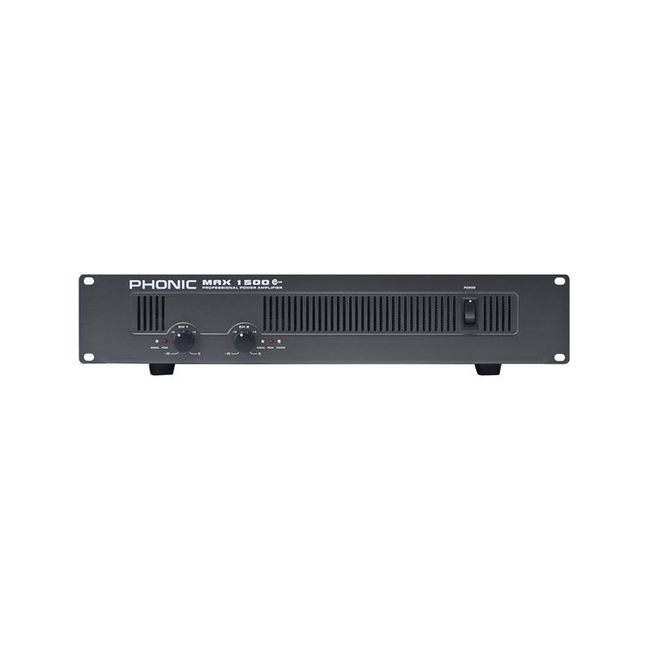 PHONIC MAX-1500 PLUS Τελικός Ενισχυτής 2x450W@4Ω