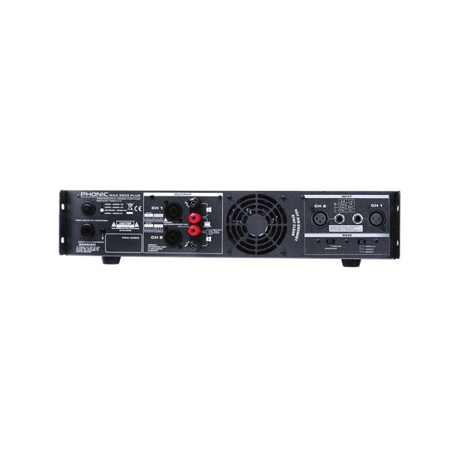 PHONIC MAX-2500 PLUS Τελικός Ενισχυτής 2x750W@4Ω