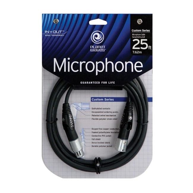 Planet Waves PW-MS-25 Περιστρεφόμενο Βύσμα  - 7.62m