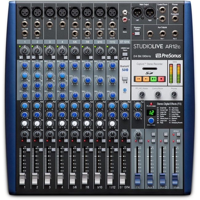 Presonus StudioLive AR12c - 8 mic 5 stereo