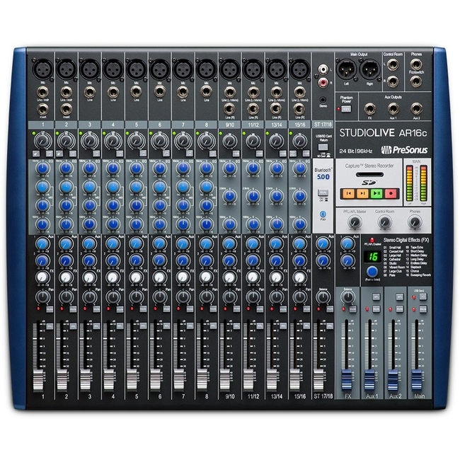 Presonus StudioLive AR16c- 12 mic 5 stereo