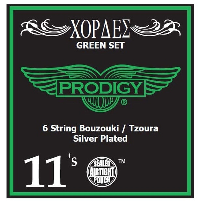 PRODIGY Green 11s Xορδές 6χορδου Μπουζουκιού/ Tζουρά 
