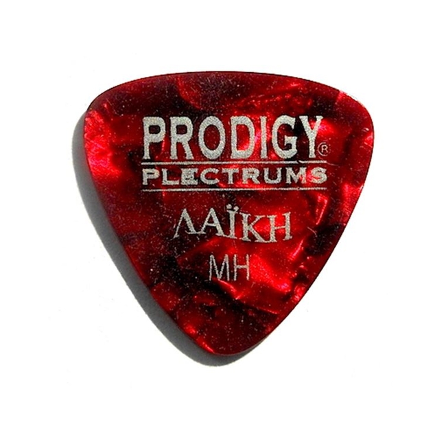 PRODIGY Πέννες Μπουζουκιού - Τζουρά - Μπαγλαμα Λαϊκή Heavy Red Pearl   (Σετ 12τμχ)