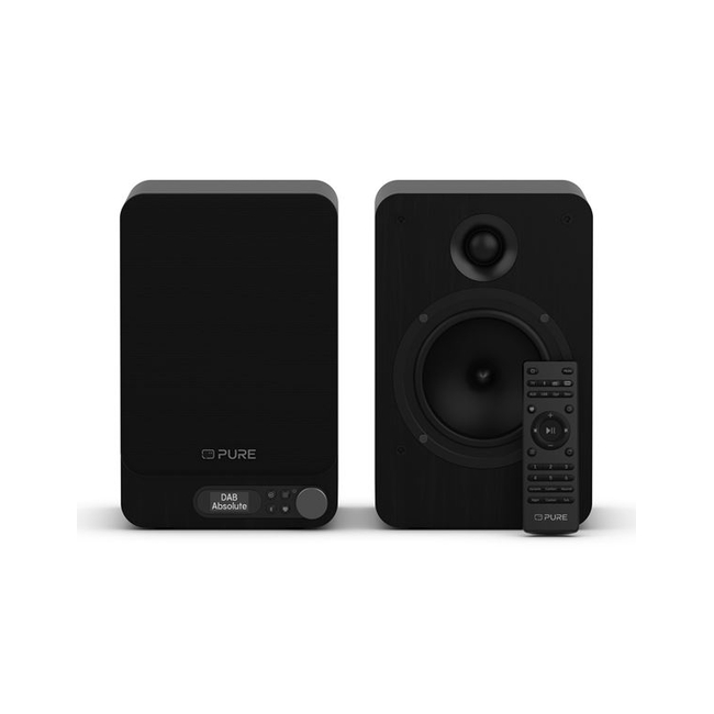 PURE Classic Active Bluetooth Ηχεία με Ραδιόφωνο FM/ DAB+,HDMI/OPTICAL/AUX, Μαύρο