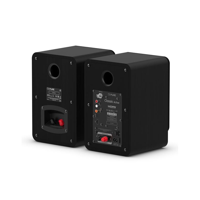 PURE Classic Active Bluetooth Ηχεία με Ραδιόφωνο FM/ DAB+,HDMI/OPTICAL/AUX, Μαύρο