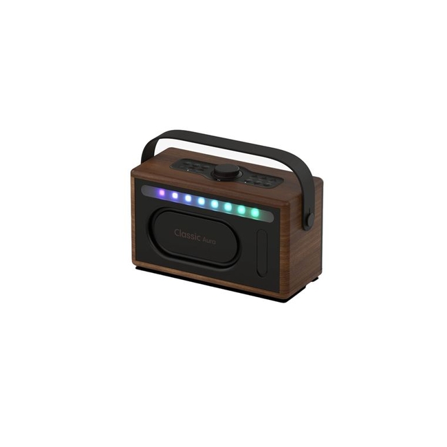 PURE CLASSIC AURA Φορητό Ηχείο Bluetooth Coffee Brown/Walnut
