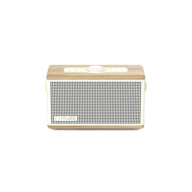 PURE CLASSIC AURA Φορητό Ηχείο Bluetooth Cotton White/Oak