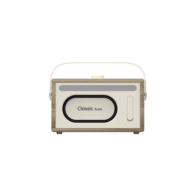 PURE CLASSIC AURA Φορητό Ηχείο Bluetooth Cotton White/Oak