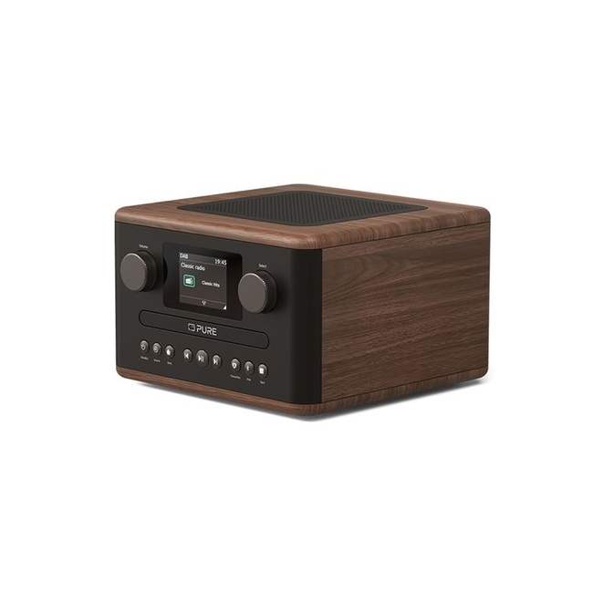 PURE CLASSIC C-D4 Mini Hχοσύστημα, Coffe Brown/Walnut