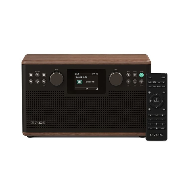 PURE CLASSIC H6 Mini Hχοσύστημα, Coffee Brown/Walnut