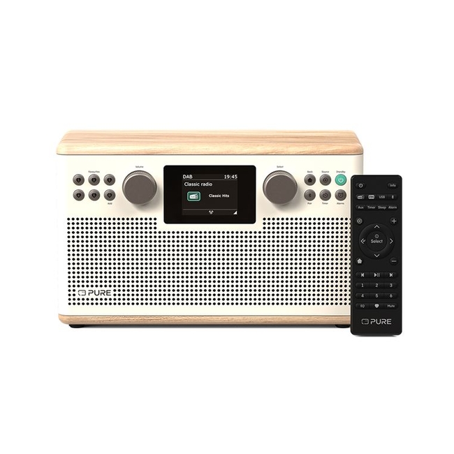 PURE CLASSIC H6 Mini Hχοσύστημα, Cotton White/Oak