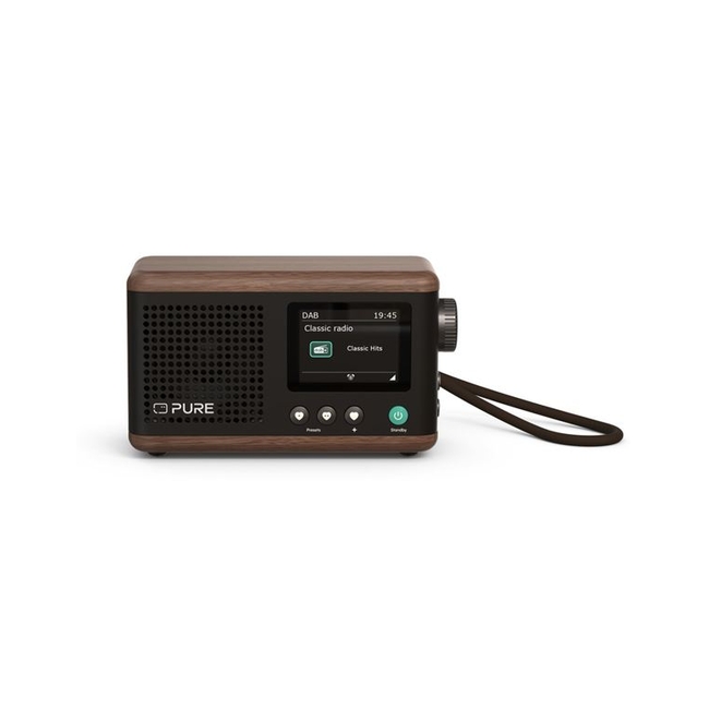 PURE Classic Mini Ψηφιακό Pαδιόφωνο DAB+ και Bluetooth, Coffee Black / Walnut