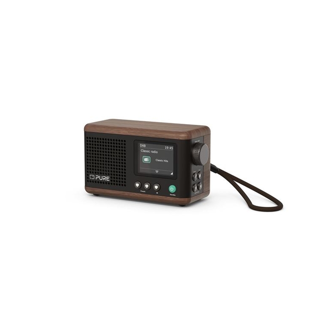 PURE Classic Mini Ψηφιακό Pαδιόφωνο DAB+ και Bluetooth, Coffee Black / Walnut