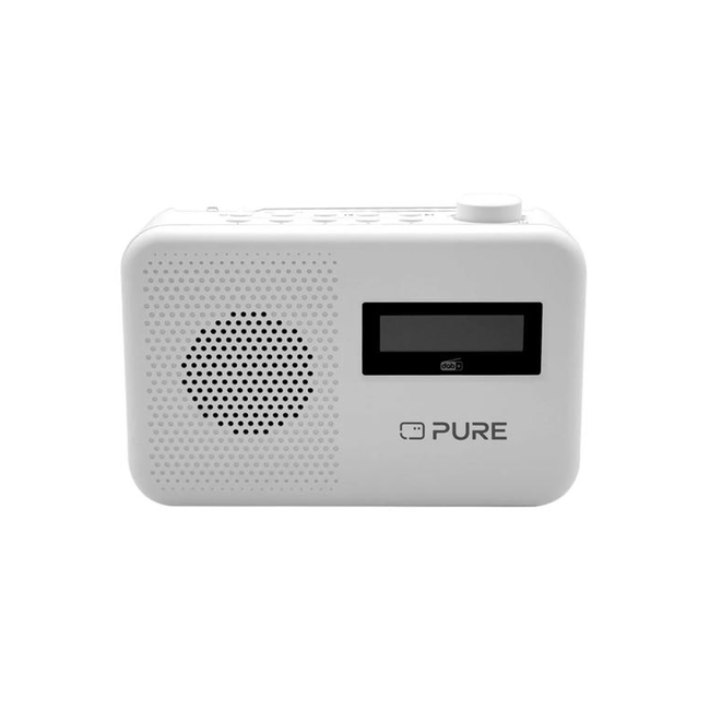 PURE Elan One 2 φορητό ψηφιακό ραδιόφωνο με DAB+ και Bluetooth, Λευκό