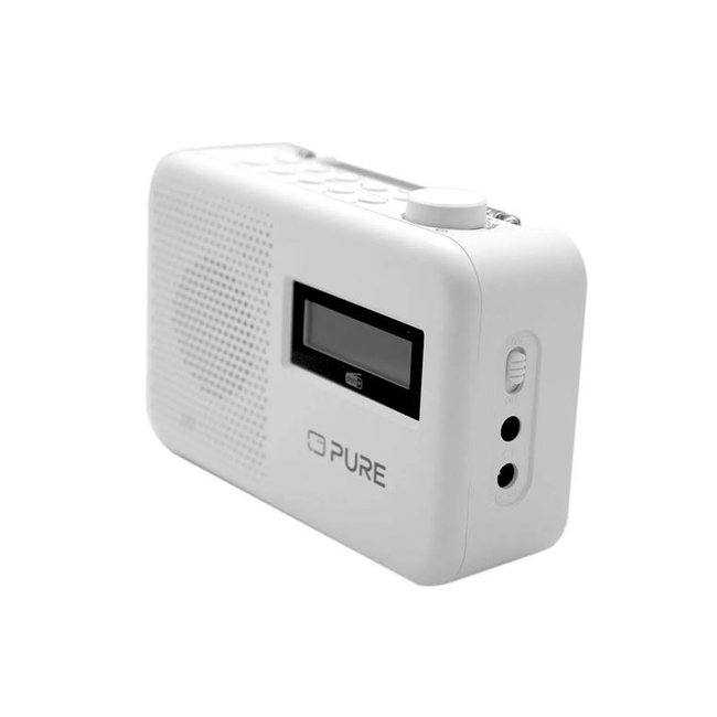 PURE Elan One 2 φορητό ψηφιακό ραδιόφωνο με DAB+ και Bluetooth, Λευκό