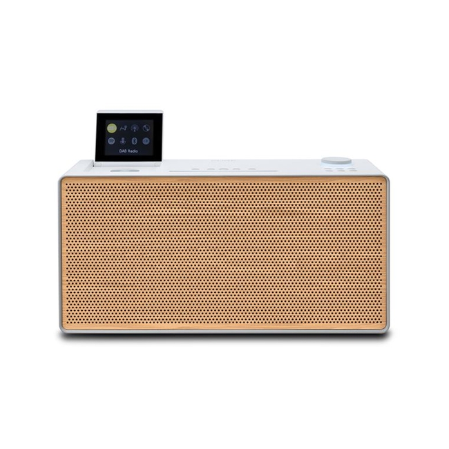 PURE Evoke Home Δικτυακό Mini All-in-One Hχοσύστημα, Λευκό/Cherry Wood