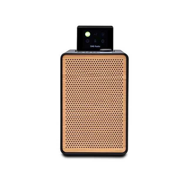 PURE Evoke Spot Wood Edition Δικτυακό Μίνι Ηχοσύστημα, Mαύρο/Cherry Wood